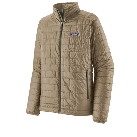 Patagonia Men’s XXL Nano Puff Jacket Seabird Grey Tan NWT Puffer Puffy - Picture 7 of 10